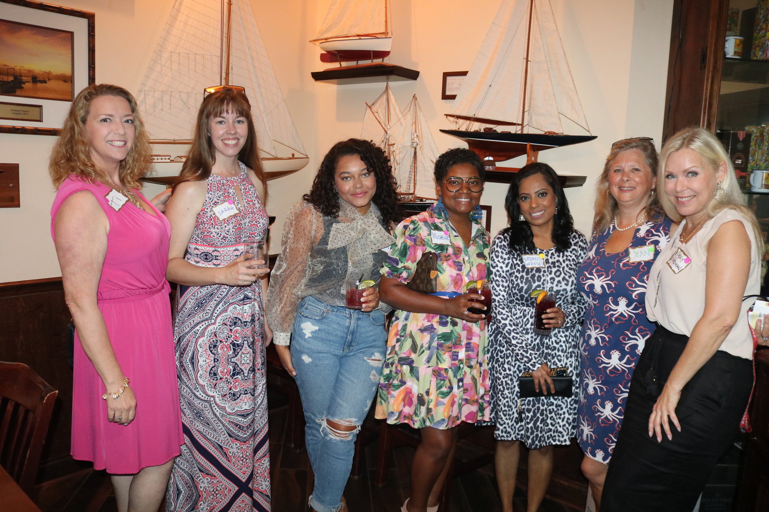 Women from throughout the local community attended the summer social event.